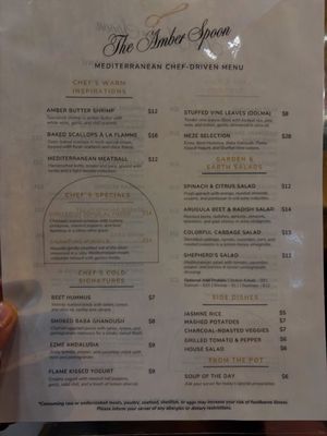 The Amber Spoon Mediterranean Chef Driven by null