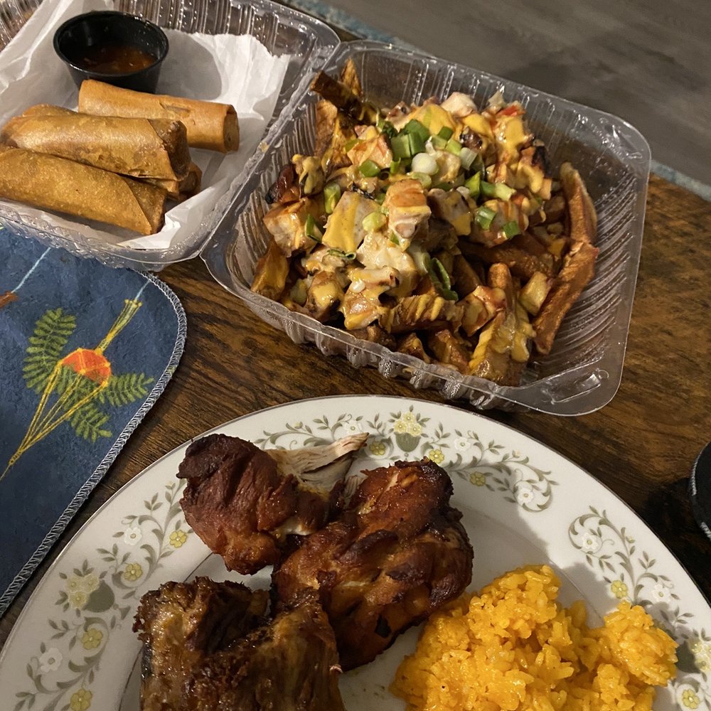 Guahan Grill - BBQ Pork Ribs Tray, Chamorro Style Fried Chicken, Bomb Fries, Lumpia.. *drools - Barbeque Near Me - Oceanside, California Guahan Grill - BBQ Pork Ribs Tray, Chamorro Style Fried Chicken, Bomb Fries, Lumpia.. *drools - Barbeque Near Me - Oceanside, California