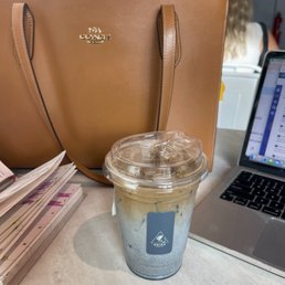 Iced Black Sesame Latte (16oz) Iced Black Sesame Latte (16oz)