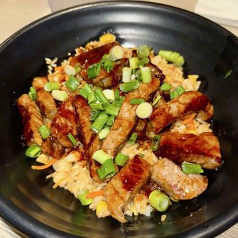 Happy Sushi Yester Oaks location - Steak Beef Teriyaki Bowl - Sushi Bars Near Me - Mobile, Alabama