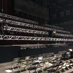 New Mexico State University - Stage setup for concert