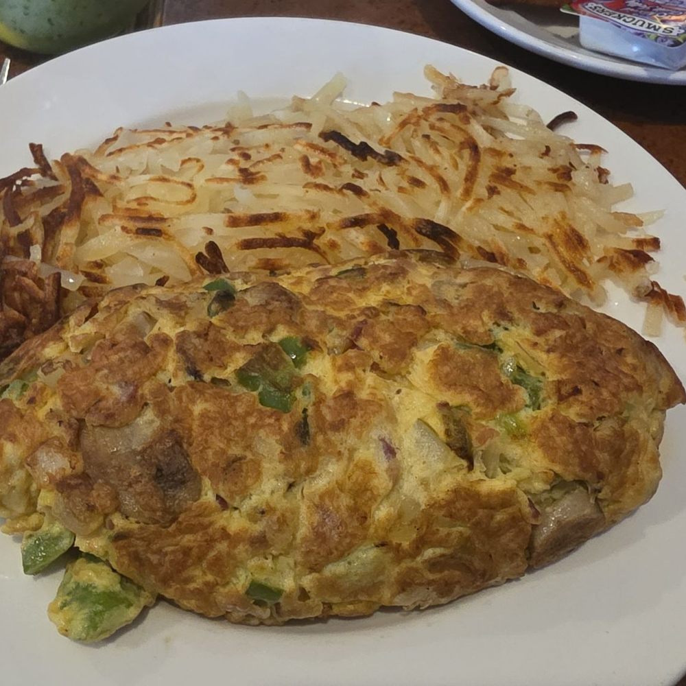 Old school chef omelet with hash Old school chef omelet with hash