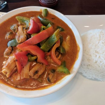 Sticky Rice - Seafood Panang Curry:) - Laotian Near Me - Murphy, Texas