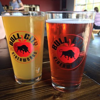 Bull City Ciderworks-Durham - Trying out the new pineapple cider!! - Breweries Near Me - Durham, North Carolina