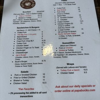 Papa Buck's BBQ - Barbeque Near Me - Metter, Georgia