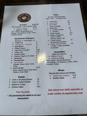 Menu photo 3 Papa Buck's BBQ Metter, GA