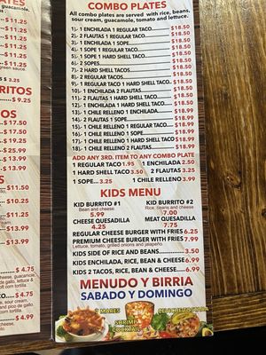 Menu photo 8 El Balcon Taqueria Fair Oaks, CA