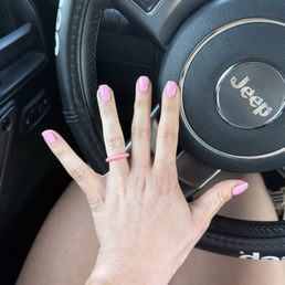 Nails by Tiffany w/ Gel polish by PLA #59 (Polish brought in from home) Nails by Tiffany w/ Gel polish by PLA #59 (Polish brought in from home)