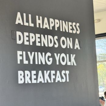 The Flying Yolk - Valencia - Cute walk slogan moment - Breakfast & Brunch Near Me - Valencia, California The Flying Yolk - Valencia - Cute walk slogan moment - Breakfast & Brunch Near Me - Valencia, California