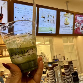 Bacio Di Latte - Matcha affogato - Gelato Near Me - La Jolla, California