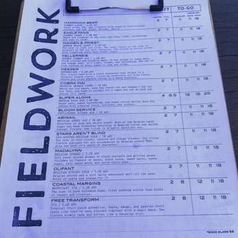 Fieldwork - Beer Bar Near Me - San Mateo, California