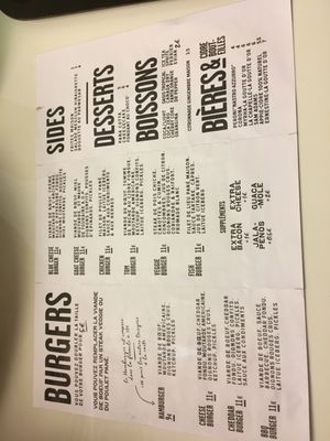 Menu photo 6 Le Ruisseau - Burger Joint Paris, 75