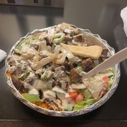 2 Guys And A Grill - Corning - Lamb bowl with extra protein.