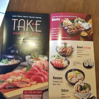 Tak-e sushi & rolls - Japanese Near Me - Carson, California Tak-e sushi & rolls - Japanese Near Me - Carson, California