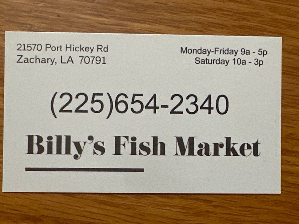BILLY’S FISH MARKET Updated September 2024 11 Photos 21570 Port