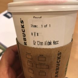 New cinnamon almond milk macchiato is great. New cinnamon almond milk macchiato is great.