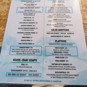 Miss Vicki's On the River - Menu - Bars Near Me - Holiday, Florida Miss Vicki's On the River - Menu - Bars Near Me - Holiday, Florida
