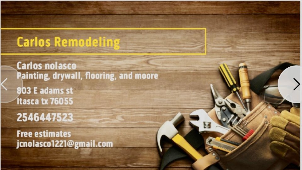 Slide of Carlos Remodeling