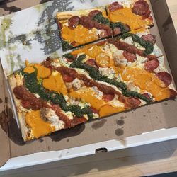 Franco Pizza Restaurant - Tri color grandma with pepperoni