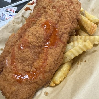 Wingbox & Seafood - Fried catfish and fries - Chicken Wings Near Me - Albany, Georgia