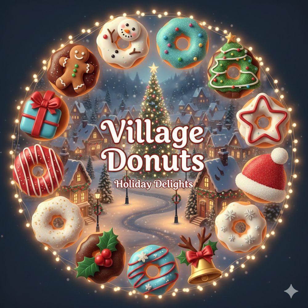 Village donuts Logo