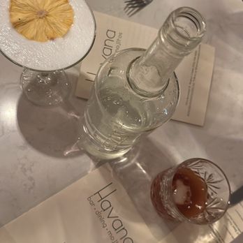 Havana - Pineapple martini and I forgot the drink my friend got. - Cuban Near Me - Walnut Creek, California
