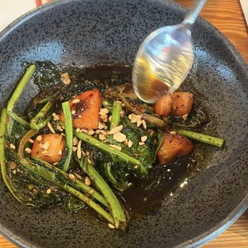 M Pocha - Gai Lan - Korean Near Me - Durham, North Carolina