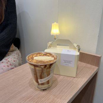 Harucake - Soo-soo latte 10/10 - soooo creamy and has a sweet corn flavor - Coffee & Tea Near Me - Los Angeles, California