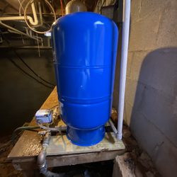 Apex Cabin Services - Cabin with low water pressure. The bladder tank was ruptured. Installed new system.