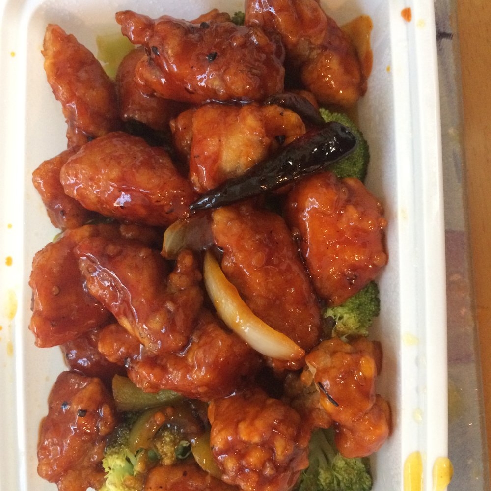 General Tso's Chicken. Extra spicy and fresh lean cuts of chicken. General Tso's Chicken. Extra spicy and fresh lean cuts of chicken.