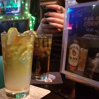 Locust Rendezvous - Black and Stormy (Malibu black rum and ginger beer) - Dive Bars Near Me - Philadelphia, Pennsylvania