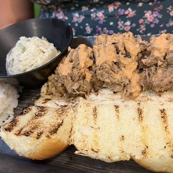 Kehau's Kitchen - Pulled Kalua Pork Sliders Plate - Hawaiian Near Me - Aiea, Hawaii