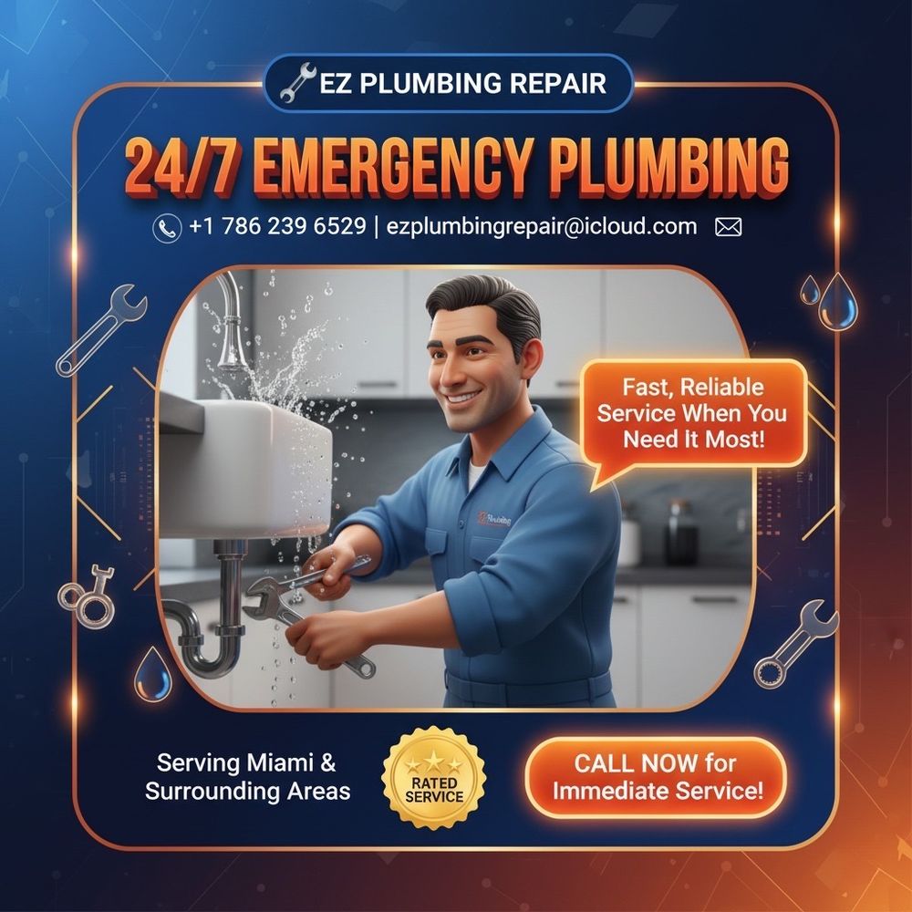 Ez Plumbing Repair & Services - septic in Miami, FL