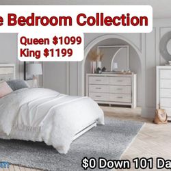 Jax Mattress - New from Ashley Furniture the Altrya collection.  This bed frame has led lights with remote control.