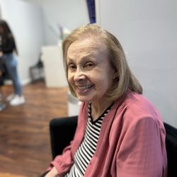 Lida's Beauty Lounge - Here's my after photo for my haircut. Long are the days of hair curlers.