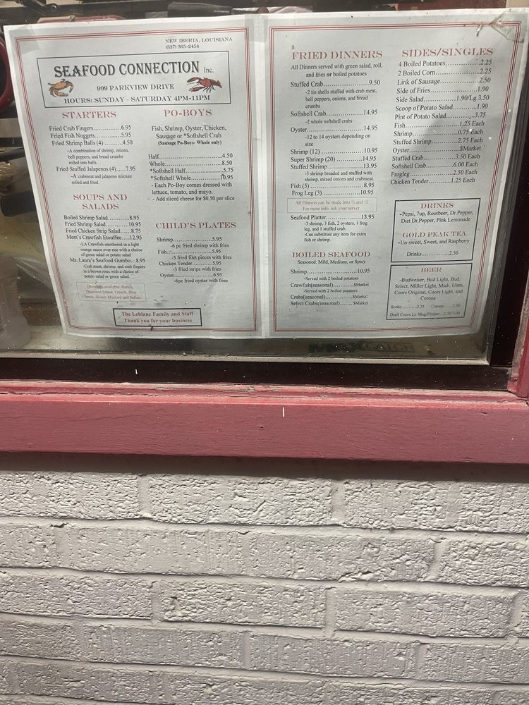 THE SEAFOOD CONNECTION Updated September 2024 25 Reviews 1120