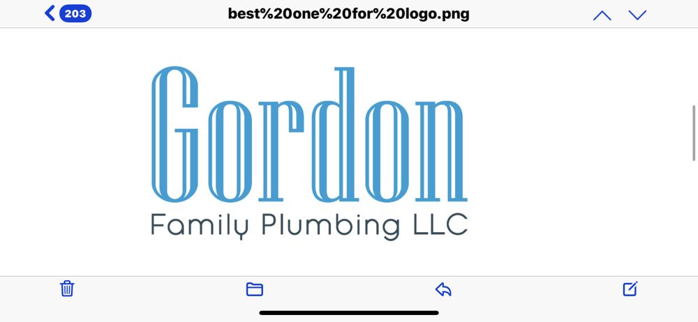 Slide of Gordon Family Plumbing