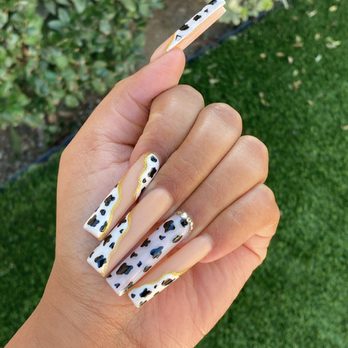 Nails by Rosie Rose - Luxury cow print - Nail Technicians Near Me Nails by Rosie Rose - Luxury cow print - Nail Technicians Near Me
