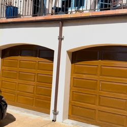 Cruz Painting and Finishes - Stain and Varnish Finish on Garage doors