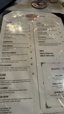 Menu photo 7 Papillon Bistro & Bar New York, NY Menu photo 7 Papillon Bistro & Bar New York, NY