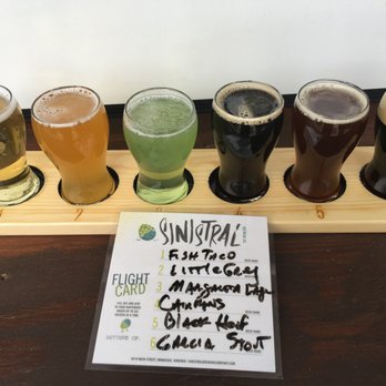 Sinistral Brewing - a Flight - Breweries Near Me - Manassas, Virginia