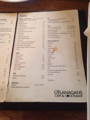Menu photo 1 Cafe O'flanagans Koge, 85