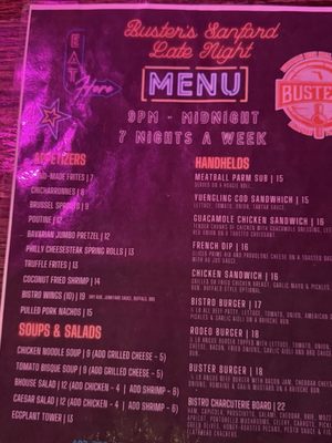 Menu photo 5 Buster's Bistro Sanford, FL Menu photo 5 Buster's Bistro Sanford, FL