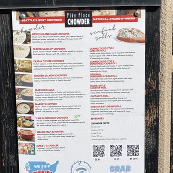 Pike Place Chowder - Menu - Seafood Near Me - Seattle, Washington