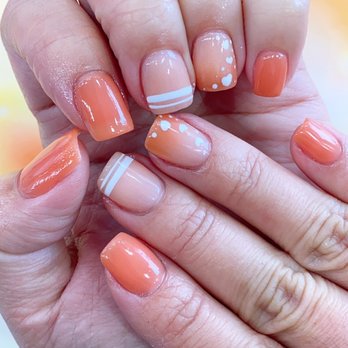 Diamond Hands Nail Spa - Dipping Powder Nail for Thanksgiving. - Nail Salons Near Me - San Leandro, California
