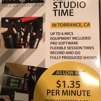 Podcast Center LA - Podcasting done right! - Recording & Rehearsal Studios Near Me - Torrance, California Podcast Center LA - Podcasting done right! - Recording & Rehearsal Studios Near Me - Torrance, California