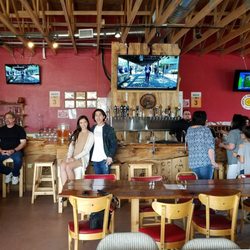 Camino Real Winery and Taproom - Great environment, right next door to Casa De Pizza. They have all the best local brews, and very nice tables and counters.