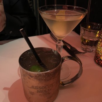Bobo's - Vespar martini and moscow mule - Steakhouses Near Me - San Francisco, California