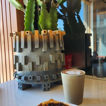 Still Vibrato - a plate of food and a cup of coffee - Coffee & Tea Near Me - Bend, Oregon