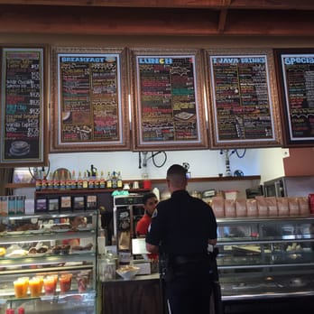 iJAVA Cafe - Front counter with the menu - Cafes Near Me - San Jose, California